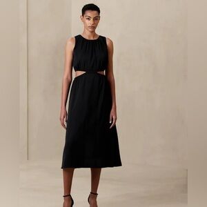 Banana Republic Factory Cutout Midi Dress